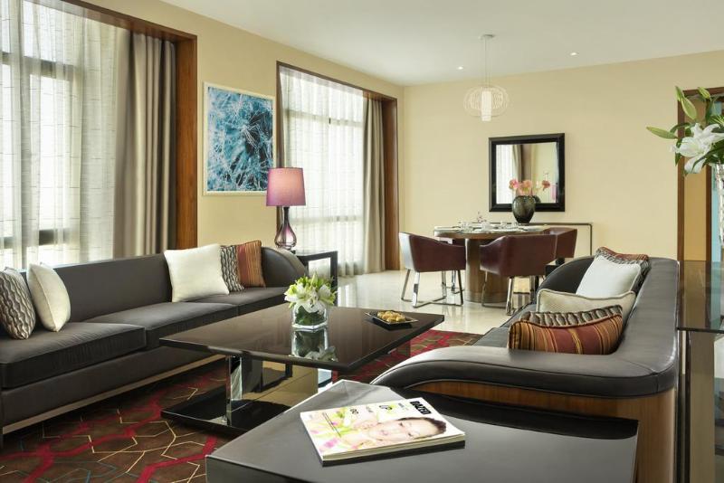 The Venue Jeddah Corniche Hotel Exterior photo A living room in a suite at the hotel