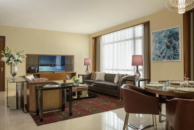 The Venue Jeddah Corniche Hotel Exterior photo A living room at the hotel